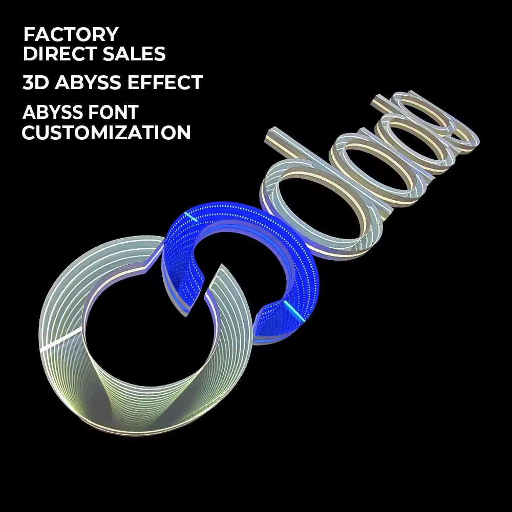 3d abyss letters 3d abyss letters