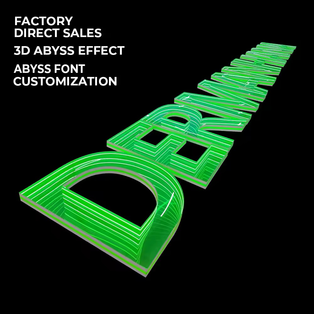 3d abyss letters 3d abyss letters