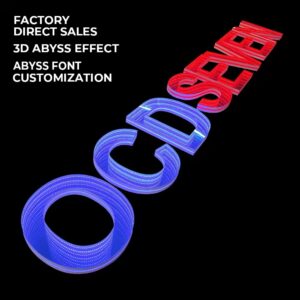 3d abyss letters