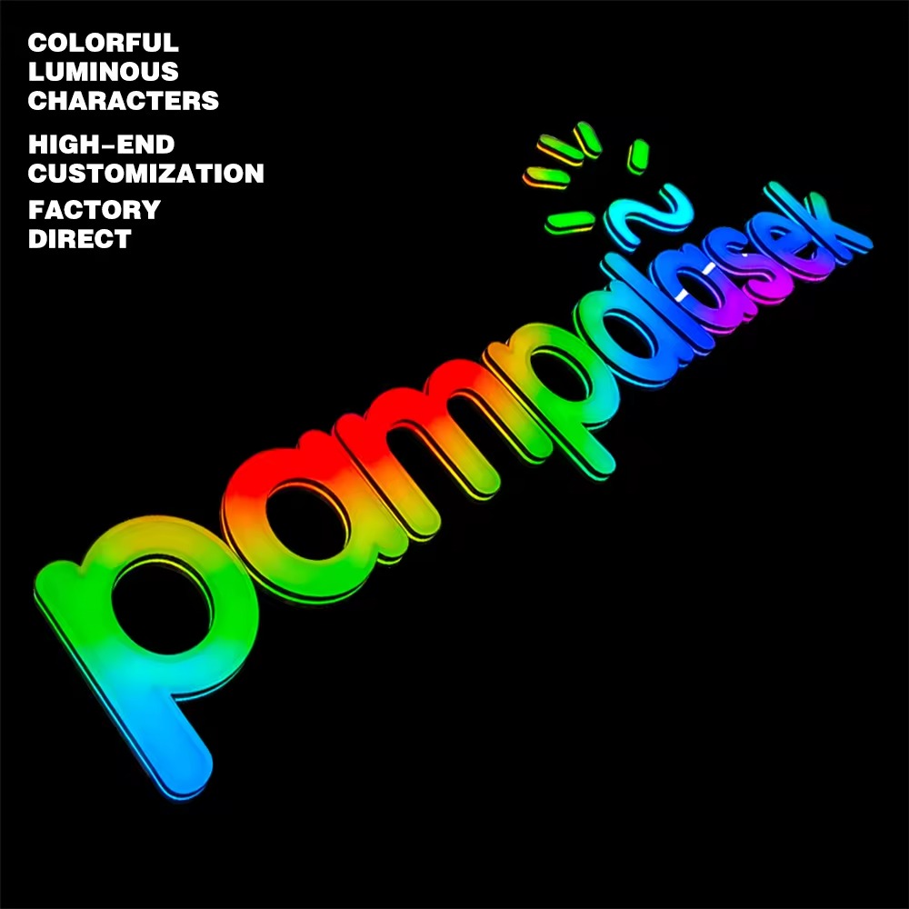 3d super letter with rgb 3d super letter with rgb