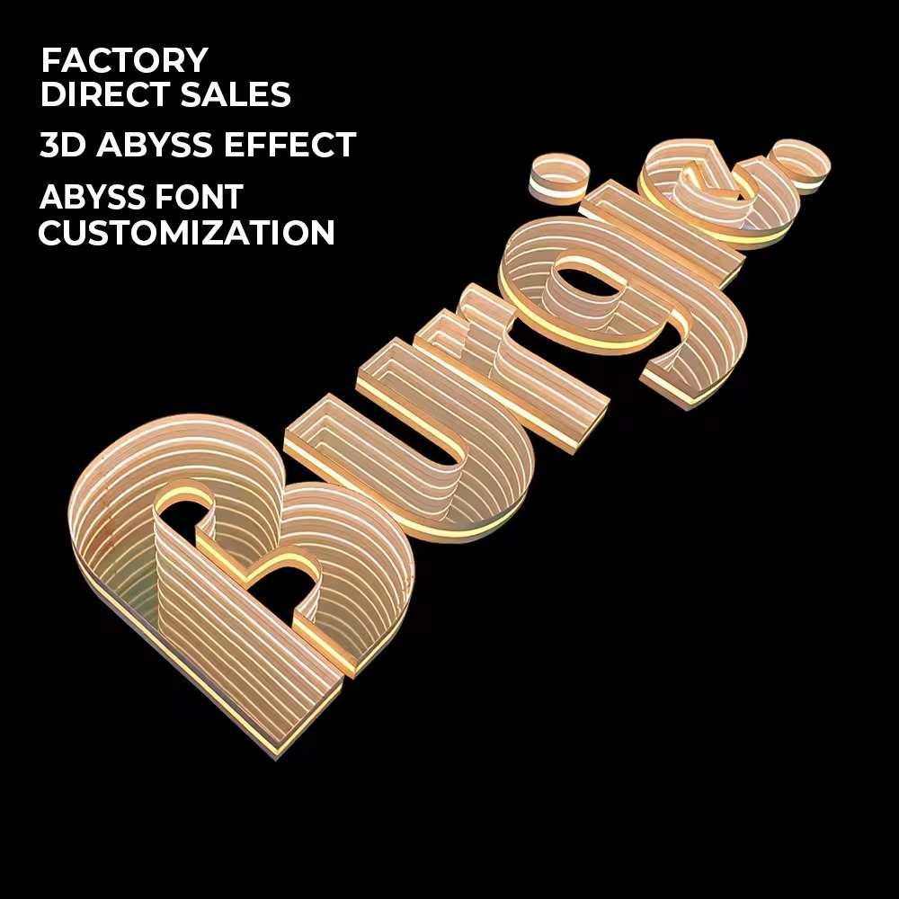 3d abyss letters 3d abyss letters