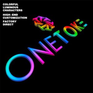 3d super letter with rgb