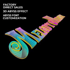 3d abyss letters