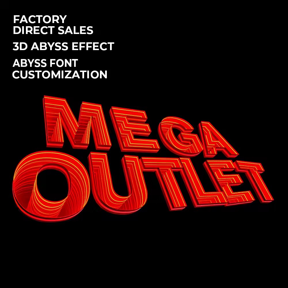 3d abyss letters