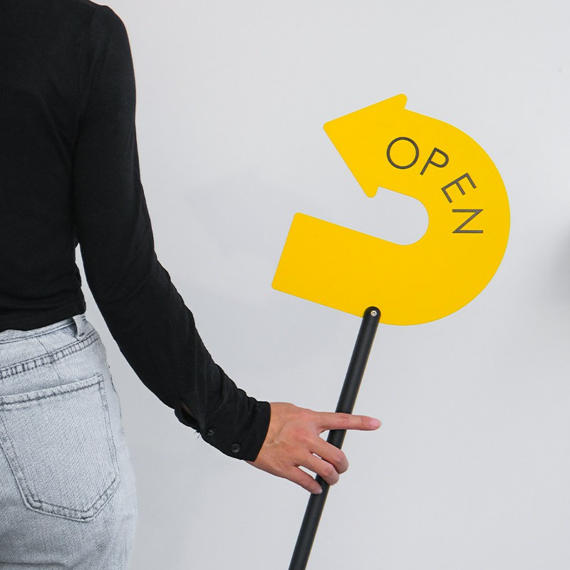 creative landing sign