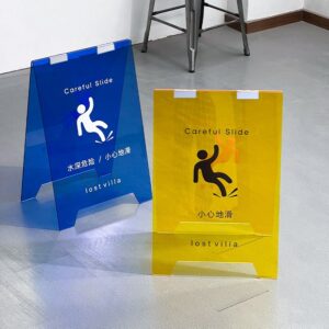 creative acrylic sign