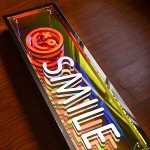 led infinity mirror sign