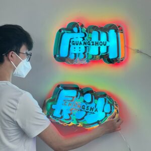 creative letters sign