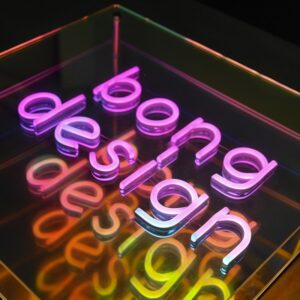led infinity mirror sign