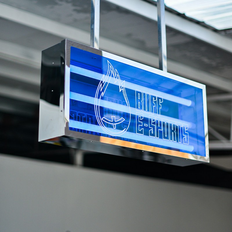 creative hanging lightbox