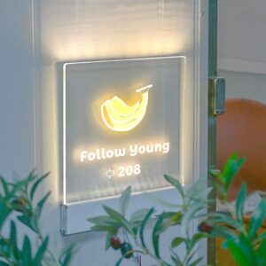 creative lamp sign