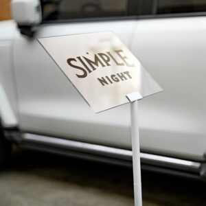 creative landing sign