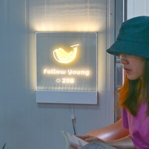 creative lamp sign