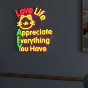 creative neon lights