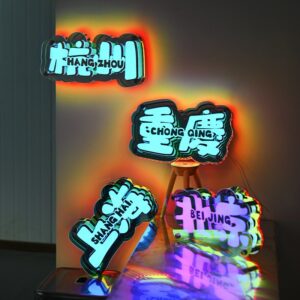 creative letters sign