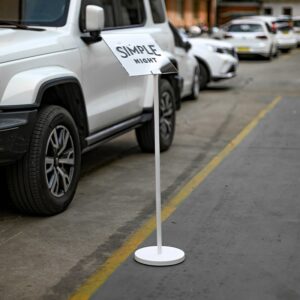 creative landing sign