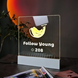 creative lamp sign